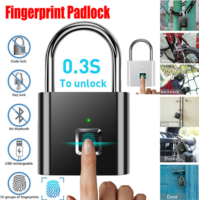 Smart Fingerprint Padlock Product Features