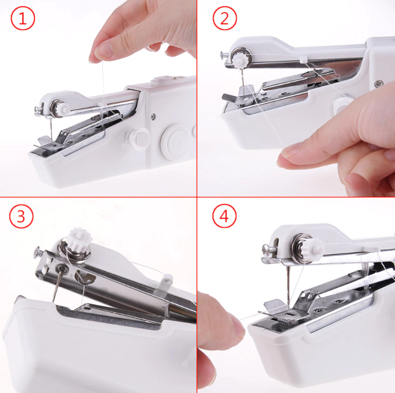 Hand-held Portable Sewing Machine How to use