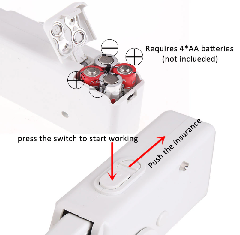 Hand-held Portable Sewing Machine Batteries