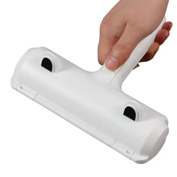 White Pet Stick Hair Remover in use