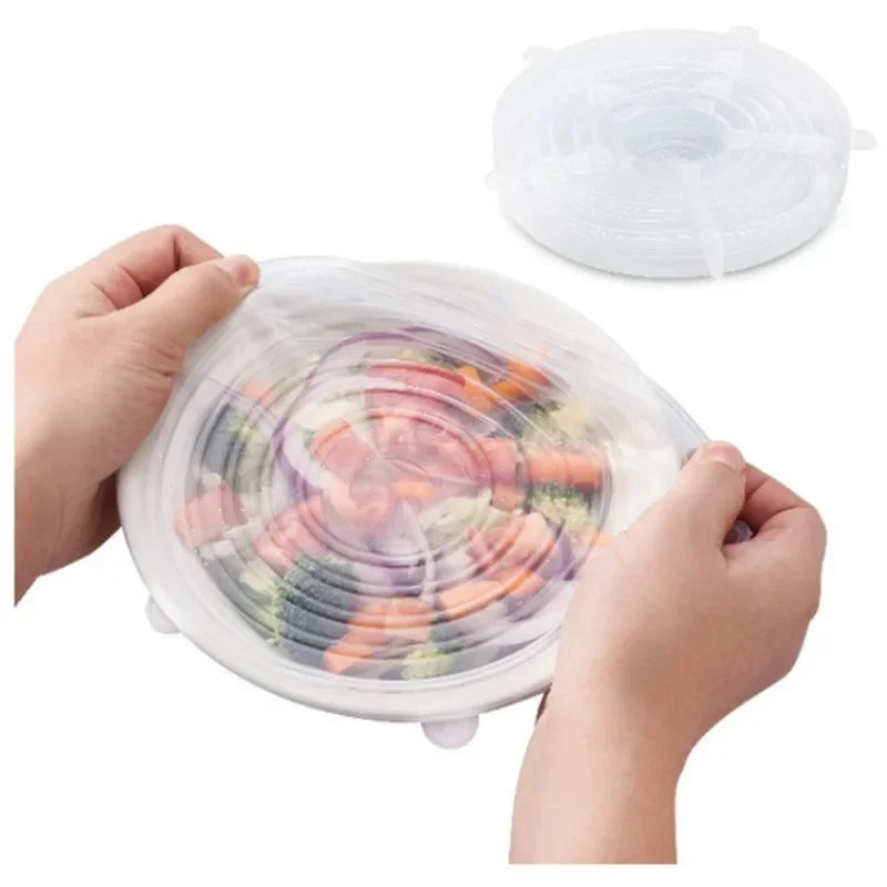 Reusable Stretch Lid Set (6pcs)