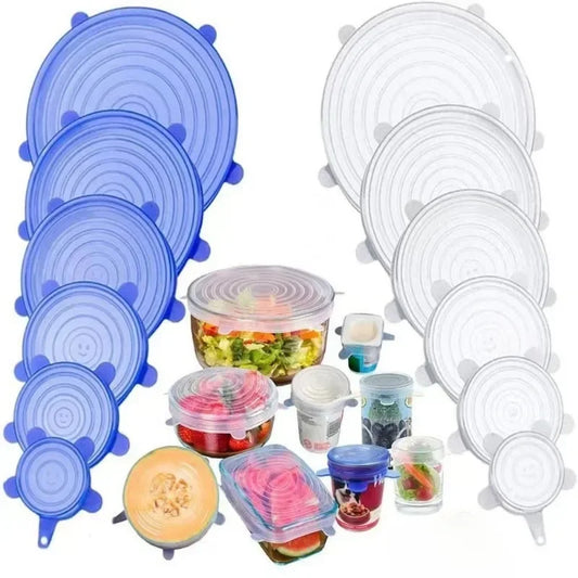 Reusable Stretch Lid Set (6pcs)