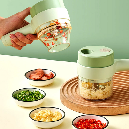 Hand-held Food Processor in use